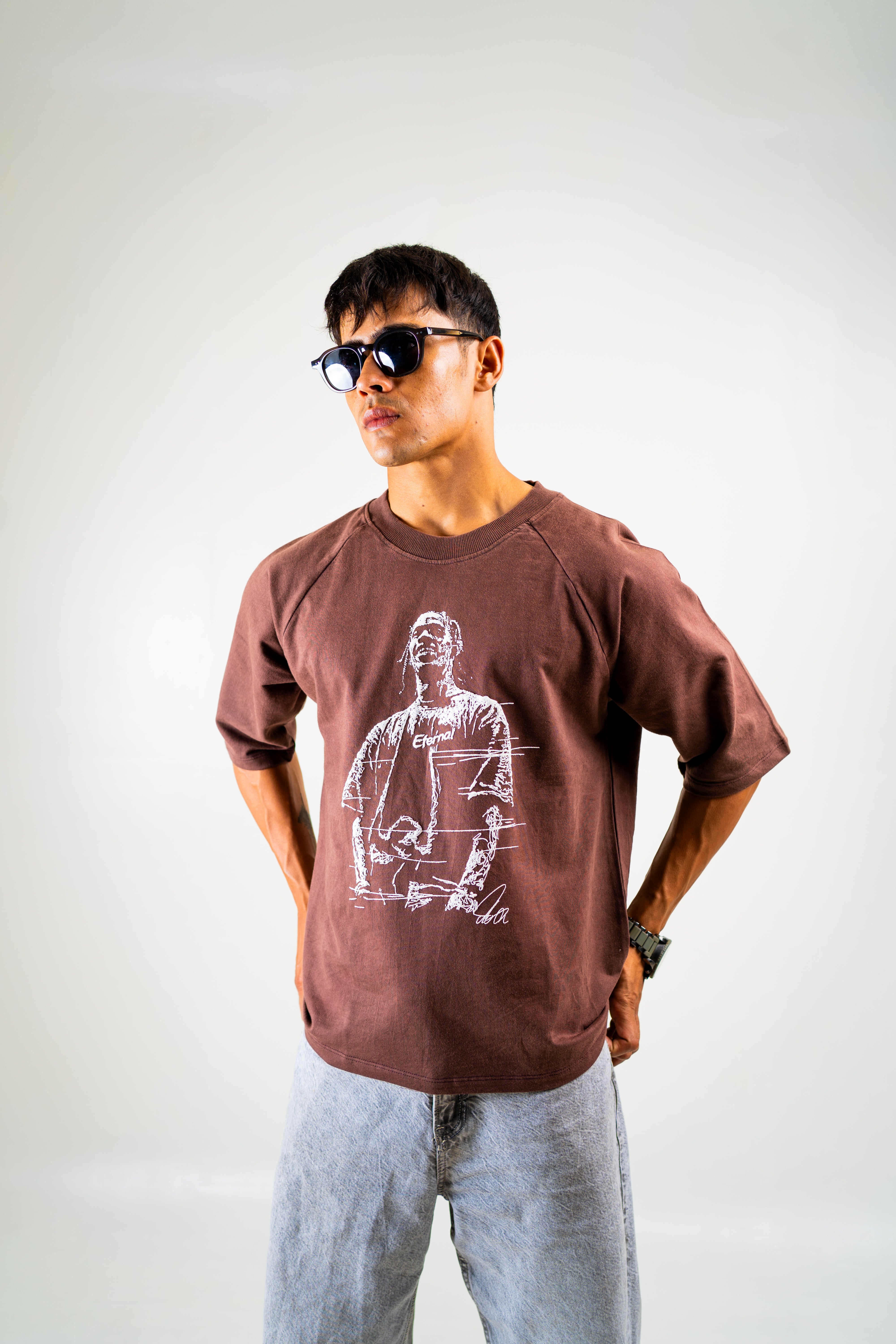 Eternal Mocha Oversized Tee