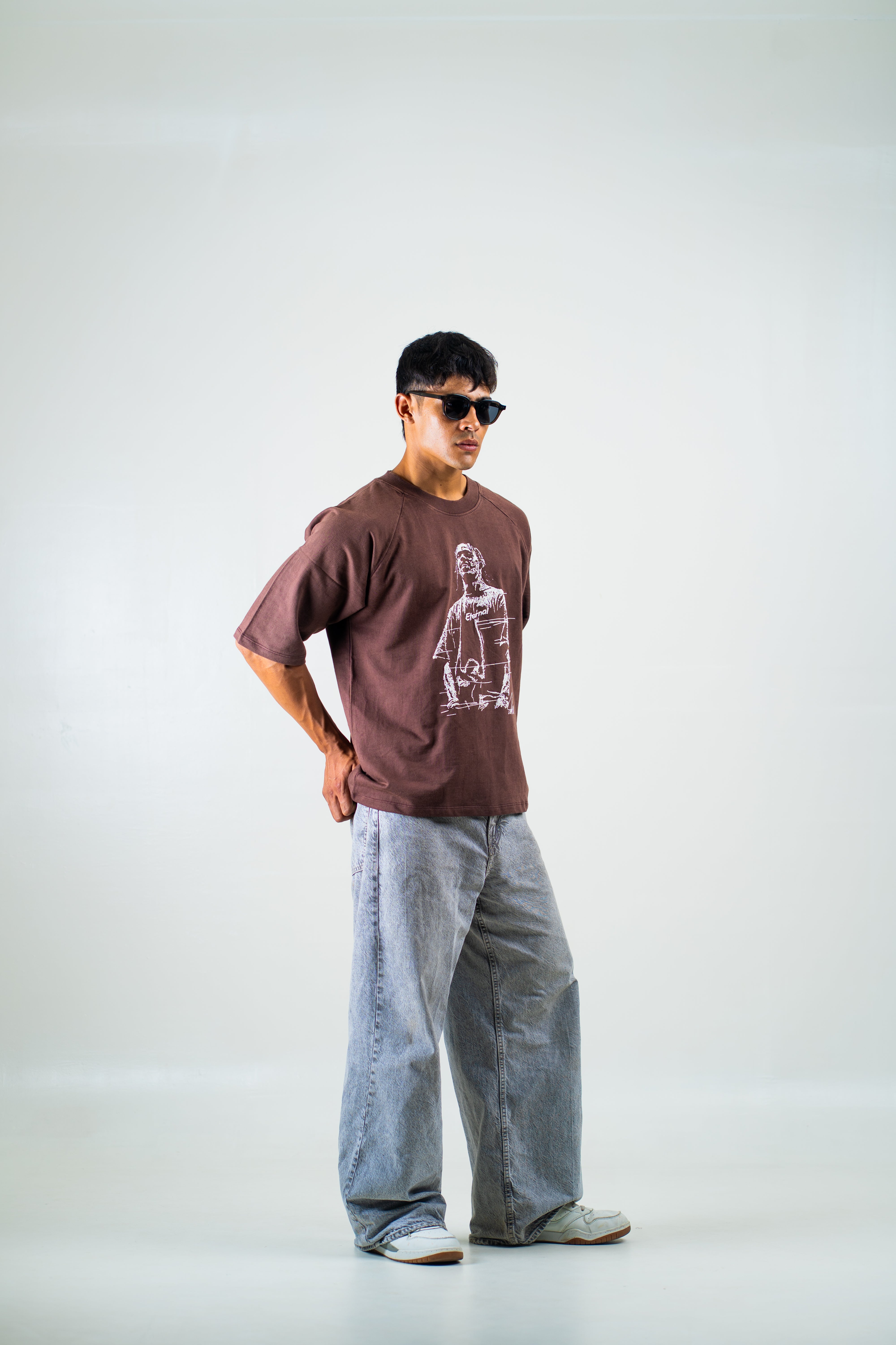 Eternal Mocha Oversized Tee