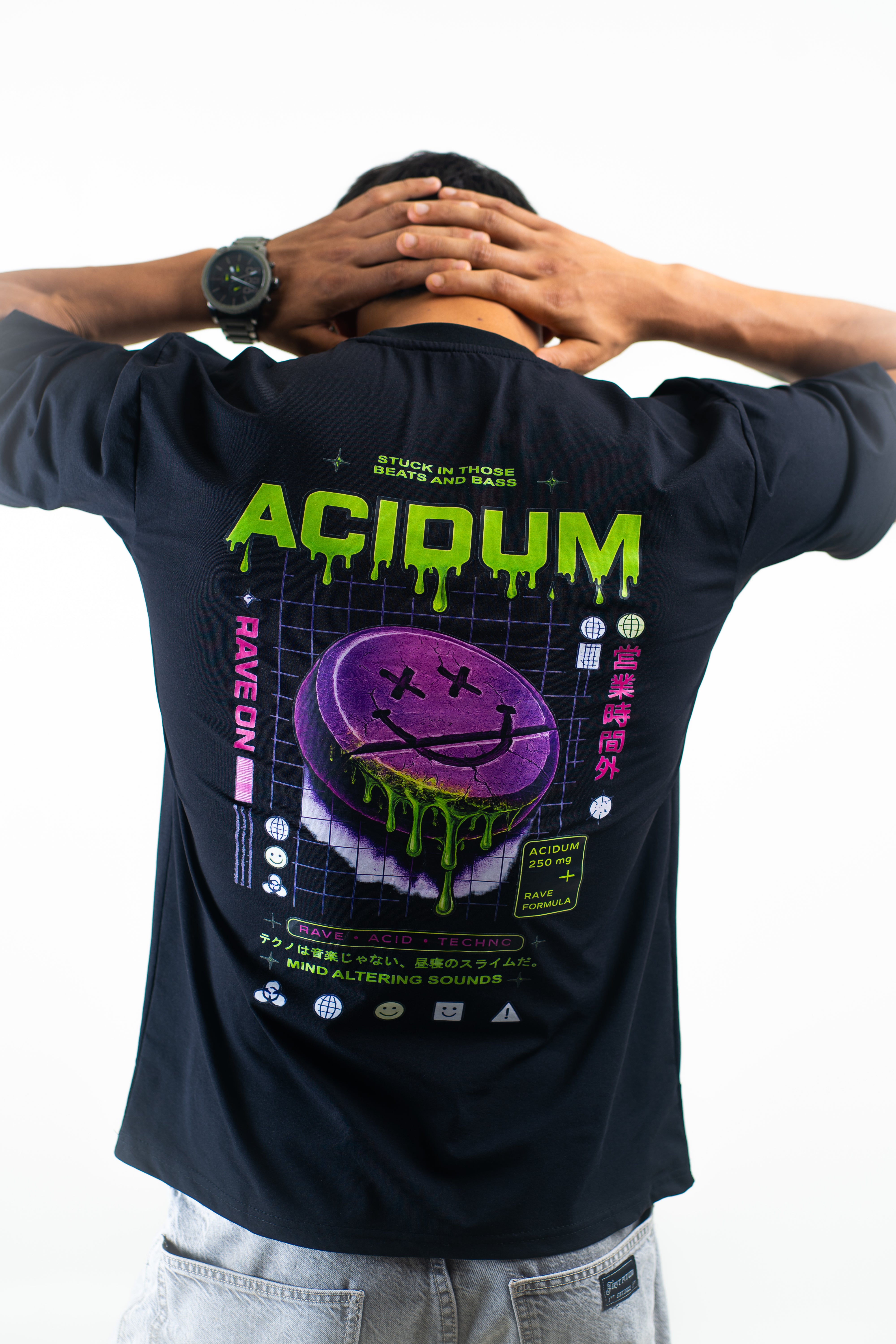 Acidum Rave Oversized Tee