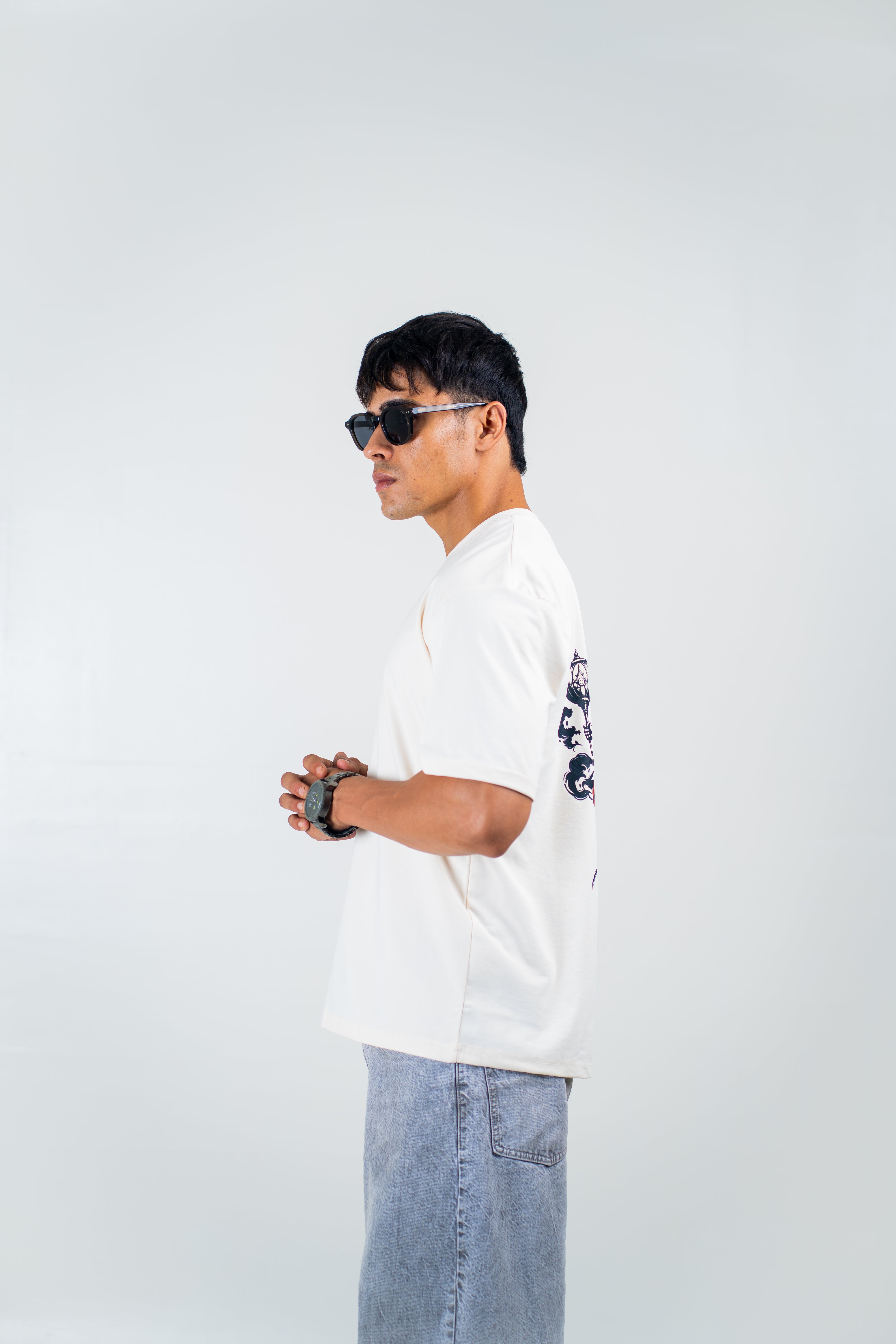 Immortal Off-White Oversized Tee