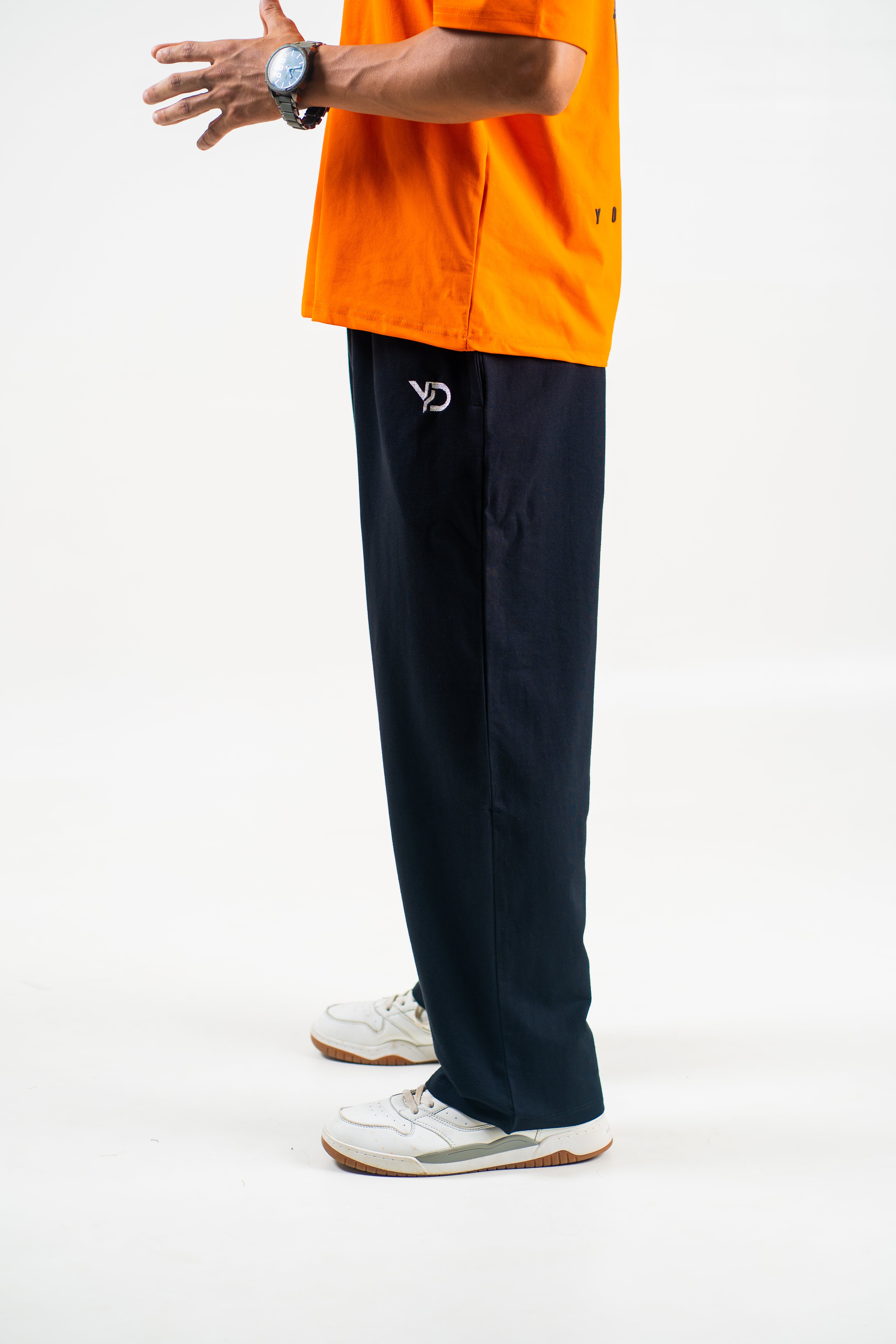 Onyx Black French Terry Joggers