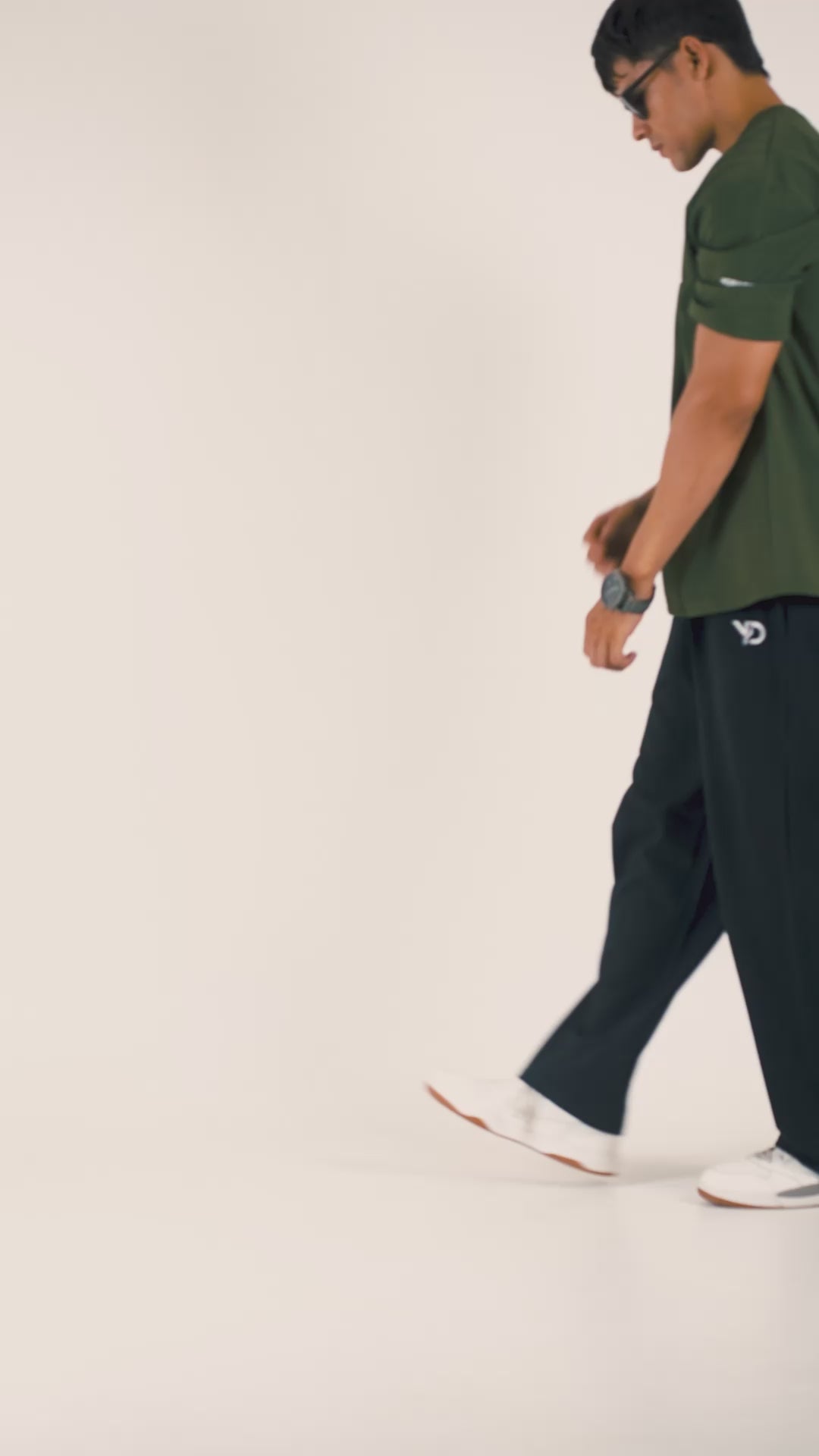 Onyx Black French Terry Joggers